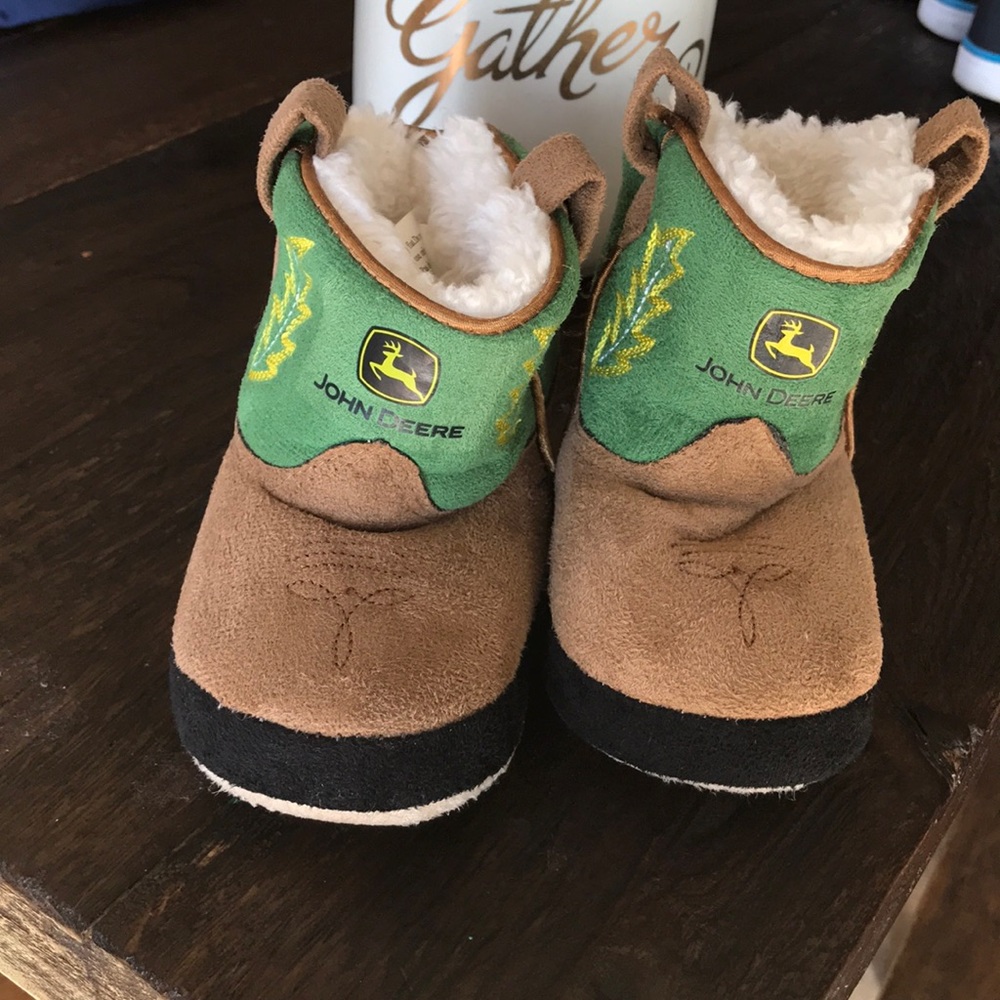 John Deere Toddler Slipper Boots size 5-6